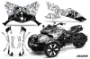 Can Am F3-S Spyder Graphic Kit - All Years Reaper White