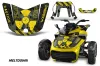 Can Am F3-S Spyder Hood Graphic Kit - All Years Meltdown Yellow