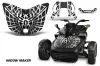 Can Am F3-S Spyder Hood Graphic Kit - All Years Widow Maker White
