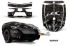 Can Am Spyder Freedom Trailer Graphic Kit - All Years Reaper Black