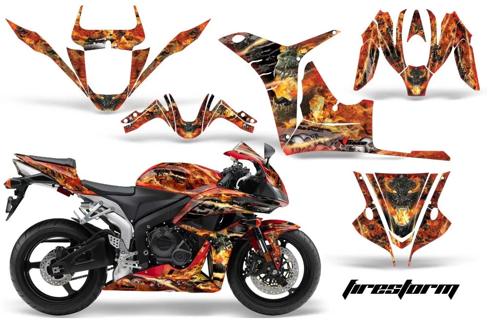 Honda CBR 600 RR Custom Graphic Kit - 2007-2008