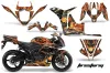 Honda CBR 1000 RR Graphic Kit - 2004-2005 Firestorm Black