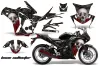 Honda CBR 250R Graphic Kit - 2010-2013 Bone Collector Black