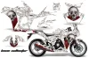Honda CBR 250R Graphic Kit - 2010-2013 Bone Collector White