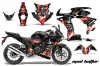 Honda CBR 500R Graphic Kit - 2013-2014 Mad Hatter Black
