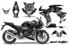 Honda CBR 500R Graphic Kit - 2013-2014 Mad Hatter Silver