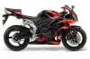 Honda CBR 600 RR Graphic Kit - 2007-2008 Tribal Flames Red