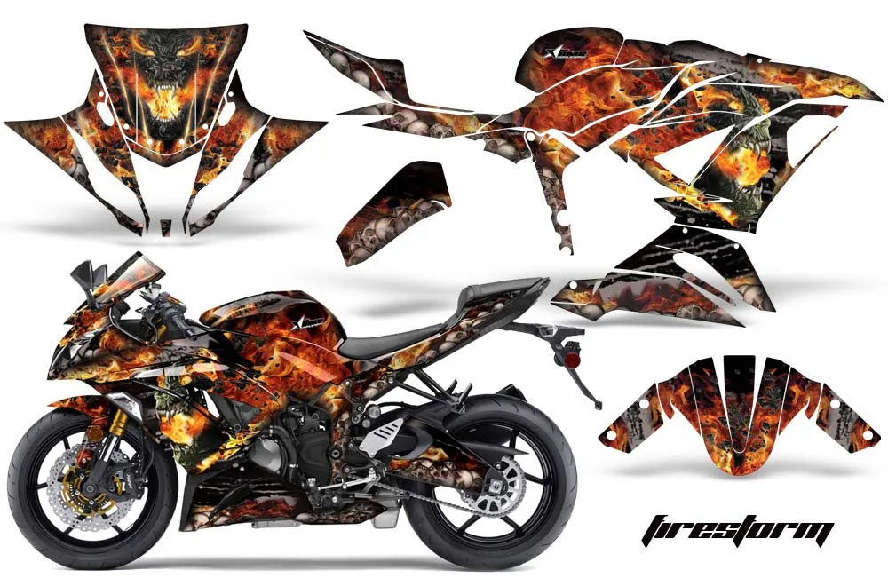 Kawasaki 636 ZX6-R Ninja Custom Graphic Kit - 2013-2016