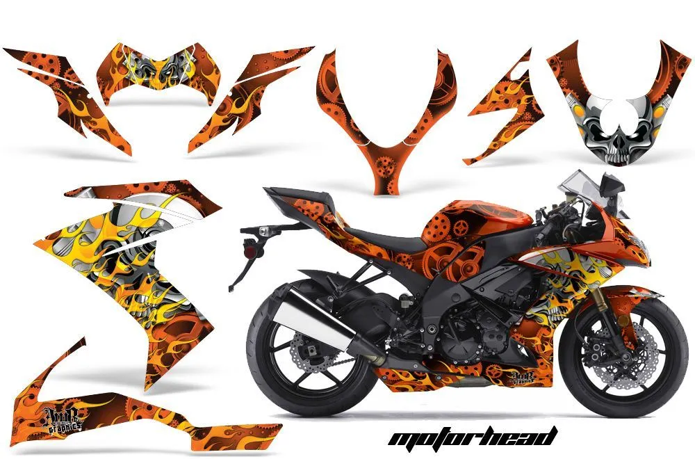 Kawasaki ZX10 Ninja Custom Graphic Kit - 2008-2009