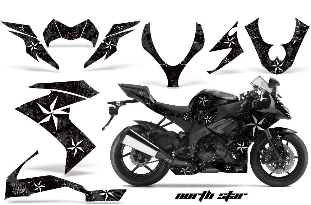 Kawasaki ZX10 Ninja Custom Graphic Kit - 2008-2009