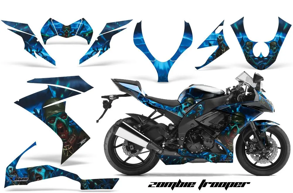 Kawasaki ZX10 Ninja Custom Graphic Kit - 2008-2009