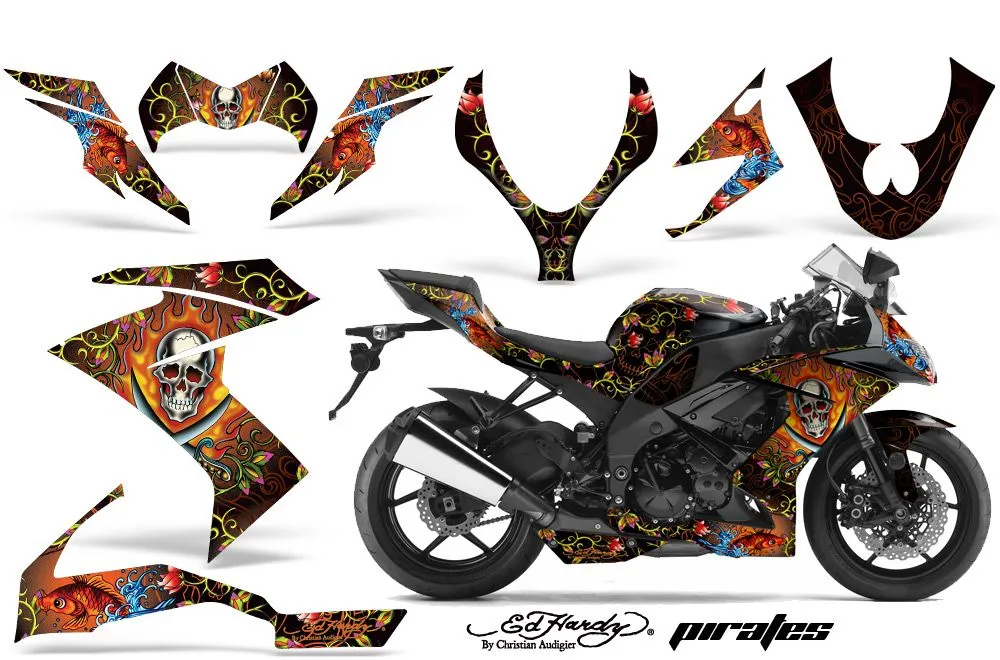 Kawasaki ZX10 Ninja Custom Graphic Kit - 2008-2009