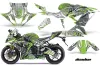 Kawasaki 636 ZX6-R Ninja Graphic Kit - 2013-2016 Deaden Green