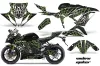 Kawasaki 636 ZX6-R Ninja Graphic Kit - 2013-2016 Widow Maker Green