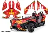 Polaris Slingshot SL Graphic Kit - All Years Up To 2020 Meltdown Red