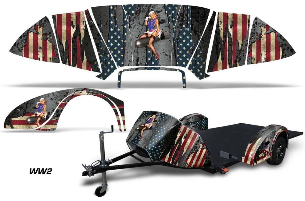 Ultimate Slingshot Trailer Graphic Kit - All Years WW2