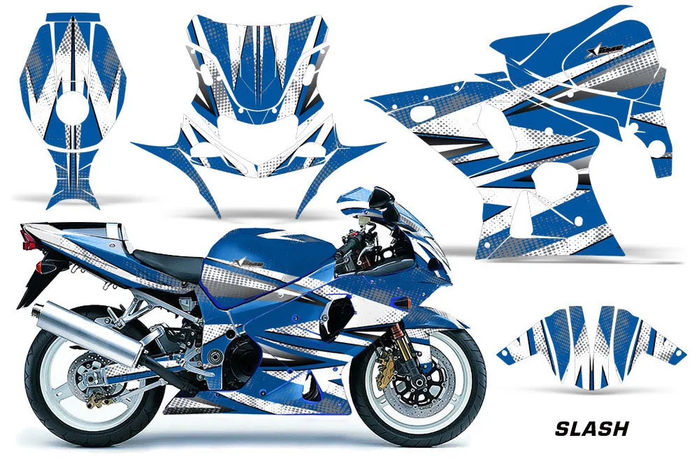 Suzuki GSXR 1000 Street Bike Custom Graphic Kit - 2001-2002