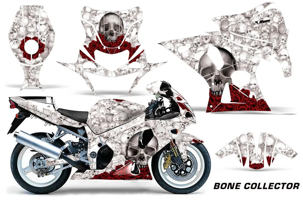 Suzuki GSXR 1000 Street Bike Custom Graphic Kit - 2001-2002