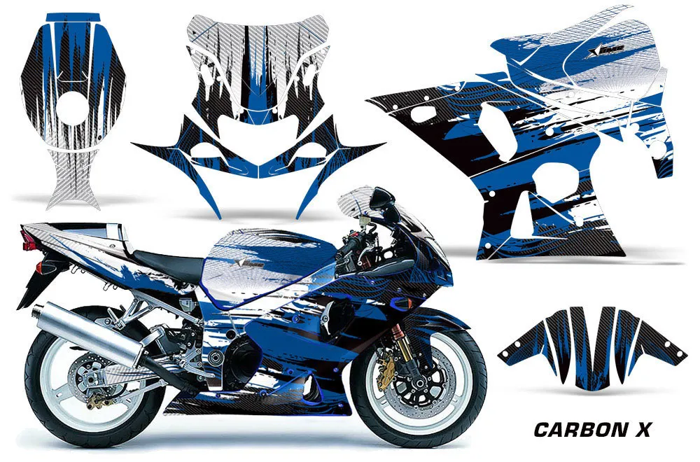 Suzuki GSXR 1000 Street Bike Custom Graphic Kit - 2001-2002