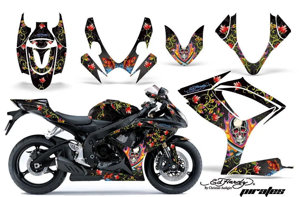 Suzuki GSXR 600 / 750 Custom Graphic Kit - 2004-2005