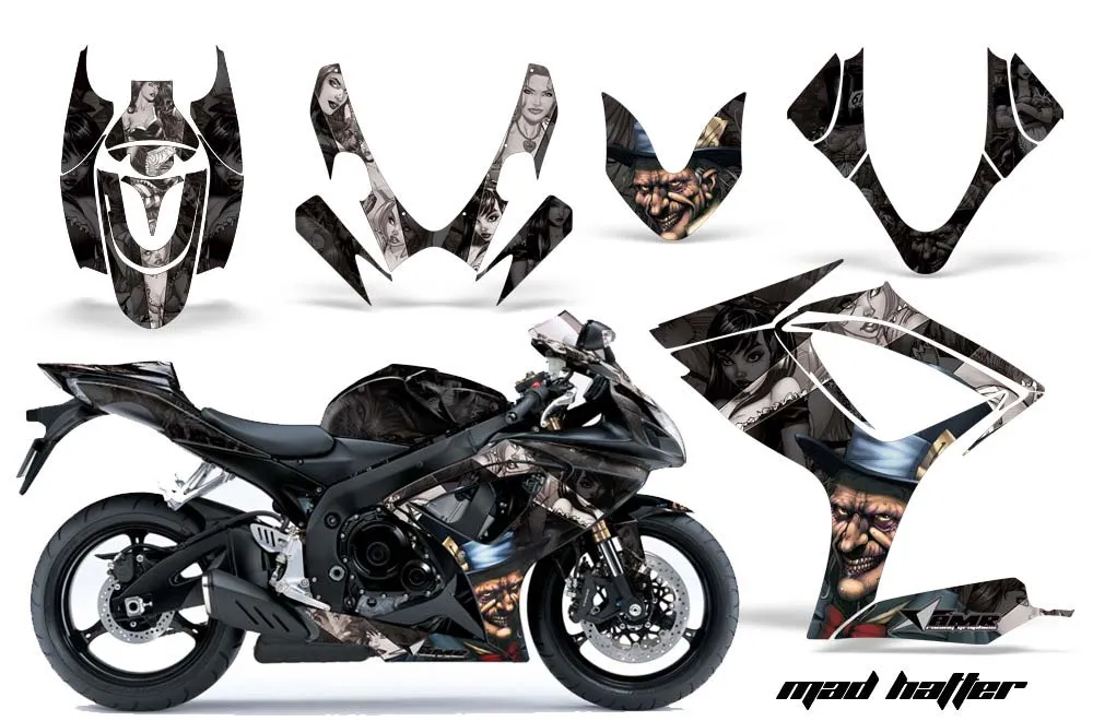 Suzuki GSXR 600 / 750 Custom Graphic Kit - 2004-2005
