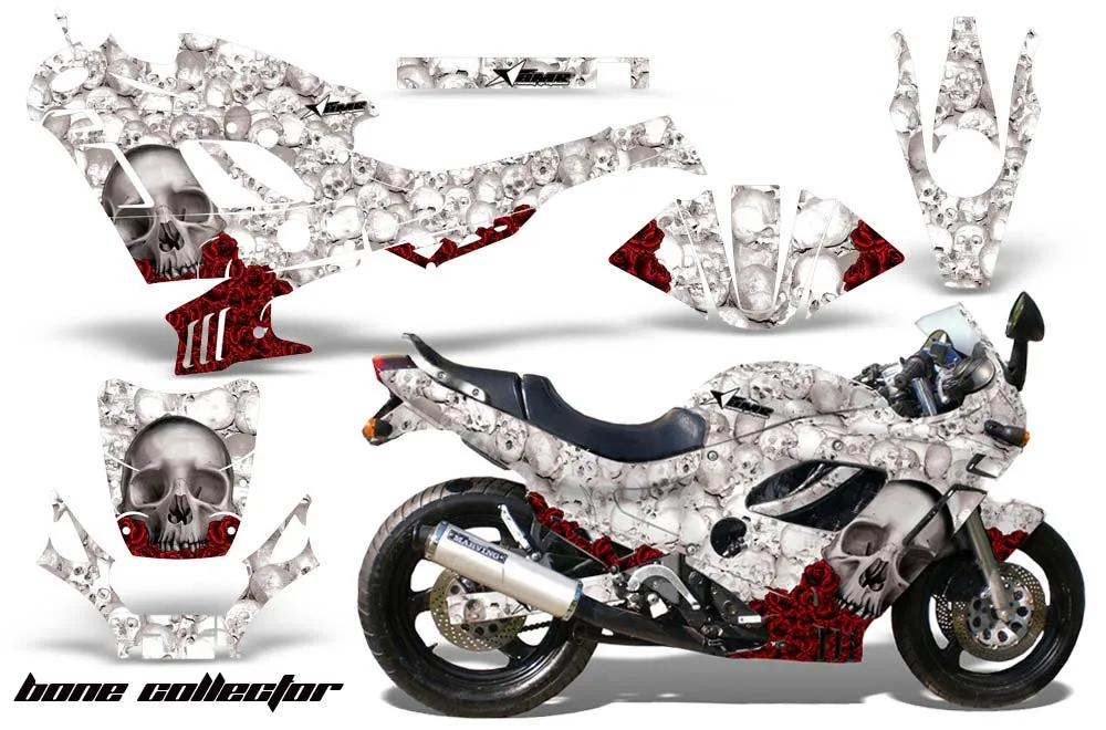 Suzuki GSXR 600F / 750F Katana Graphic Kit - 1988-1997 Bone Collector White