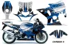 Suzuki GSXR 1000 Street Bike Custom Graphic Kit - 2001-2002