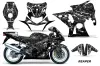 Suzuki GSXR 1000 Street Bike Custom Graphic Kit - 2001-2002