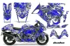 Suzuki GSXR 1300 Hayabusa Graphic Kit - 2008-2020 Deaden Blue