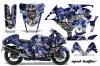Suzuki GSXR 1300 Hayabusa Graphic Kit - 2008-2020 Mad Hatter Blue