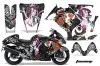Suzuki GSXR 1300 Hayabusa Graphic Kit - 2008-2020 Tsunami Black