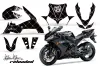 Yamaha R1 Graphic Kit - 2004-2005 Silver Star Reloaded Black
