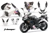 Yamaha R1 Graphic Kit - 2004-2005 T Bomber Black