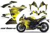 Yamaha R1 Graphic Kit - 2010-2012 Carbon X Yellow