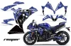 Yamaha R1 Graphic Kit - 2010-2012 Reaper Blue