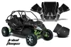 Arctic Cat Wildcat Graphic Kit - 2012-2016 Tribal Flames Black
