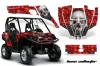 Can-Am Commander 1000 / 800 Graphic Kit - All Years Bone Collector Red