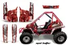 Honda Odyssey FL350 Graphic Kit - 1985 Mad Hatter Red