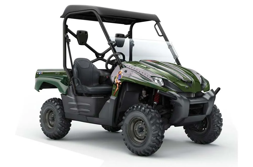 Kawasaki Teryx 750 Graphic Kit - 2007-2009 T Bomber Green