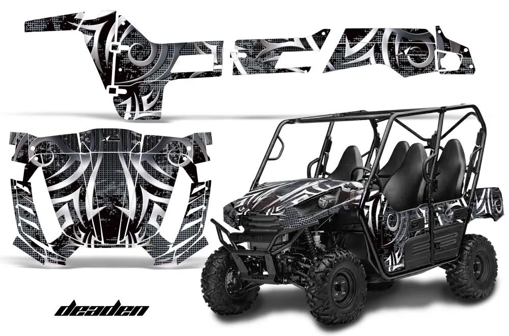 Kawasaki Teryx 800 4 Door Graphic Kit - 2013-2015 Deaden Black