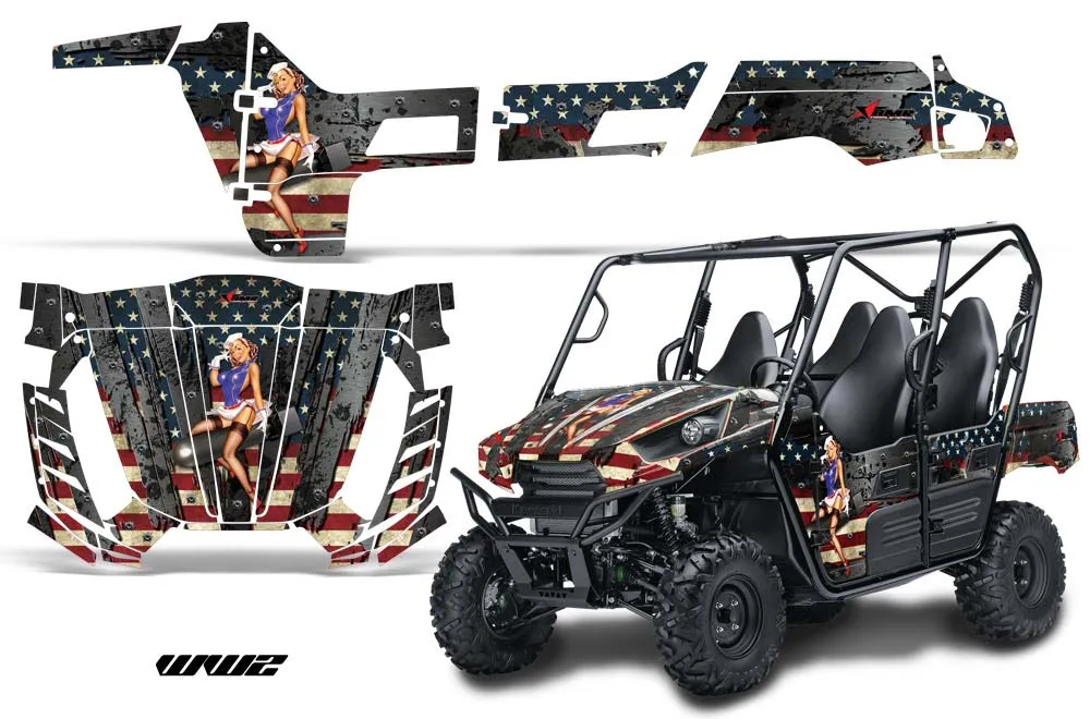 Kawasaki Teryx 800 4 Door Graphic Kit - 2013-2015 WW2