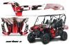 Kawasaki Teryx 800 4 Door Graphic Kit - 2013-2015 Carbon X Red