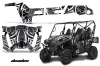 Kawasaki Teryx 800 4 Door Graphic Kit - 2013-2015 Deaden Black