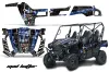 Kawasaki Teryx 800 4 Door Graphic Kit - 2013-2015 Mad Hatter Blue