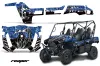 Kawasaki Teryx 800 4 Door Graphic Kit - 2013-2015 Reaper Blue