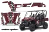 Kawasaki Teryx 800 4 Door Graphic Kit - 2013-2015 Widow Maker Red