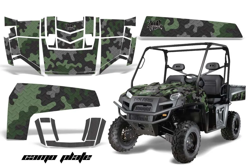 Polaris Ranger XP 500 / 800 / 900D 4x4 EFI Custom Graphic Kit - 2010-2014