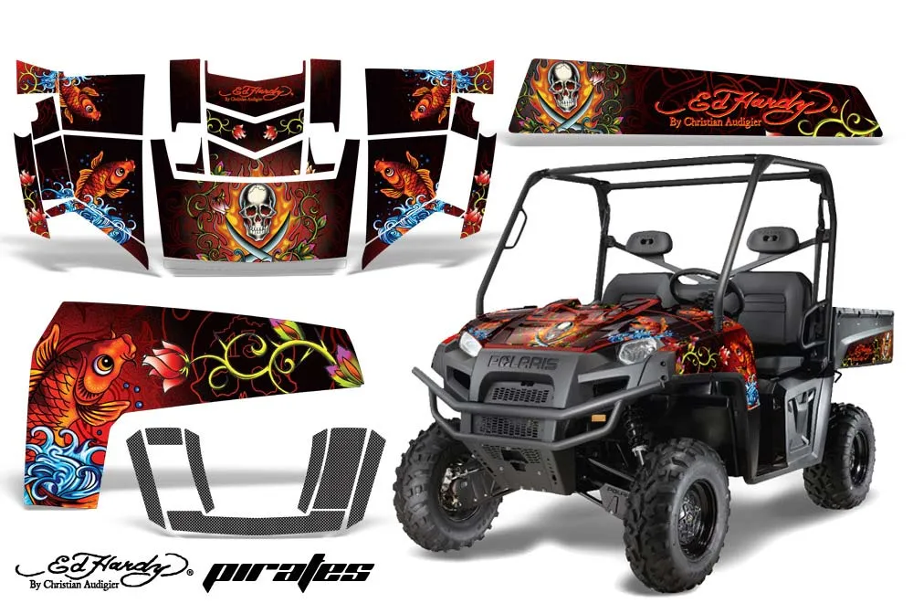 Polaris Ranger XP 500 / 800 / 900D 4x4 EFI Custom Graphic Kit - 2010-2014