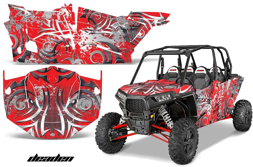Polaris RZR 1000 XP 4 Door Graphic Kit - 2013-2018 Deaden Red