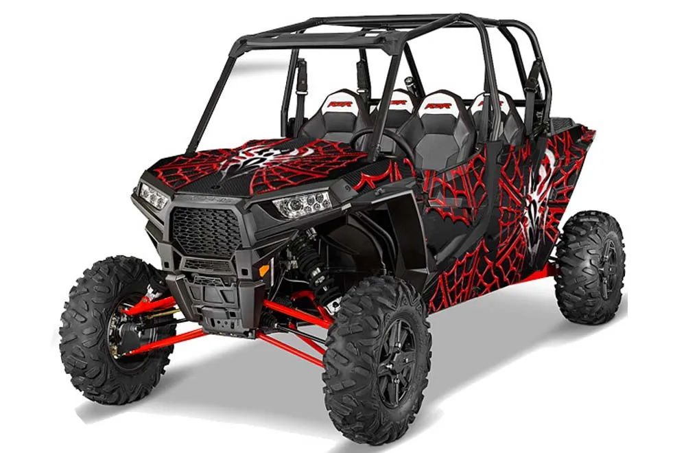 Polaris RZR 1000 XP 4 Door Graphic Kit - 2013-2018 Widow Maker Red